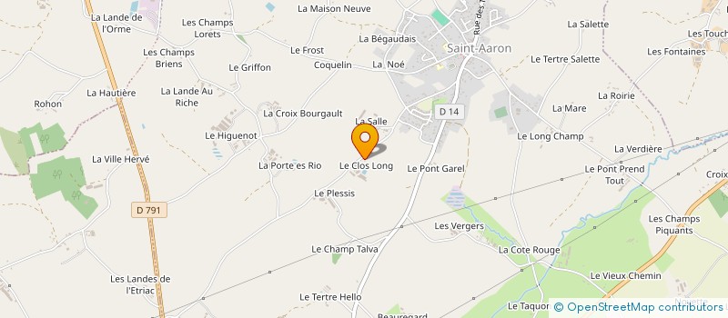 localisation de l'entreprise MONSIEUR PASCAL HOUZE  LAMBALLE-ARMOR