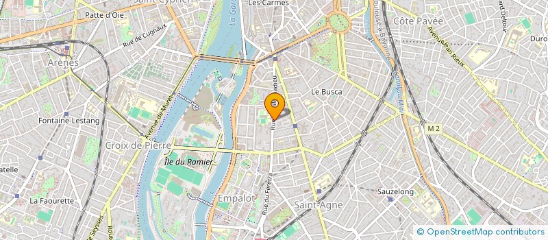 localisation de l'entreprise MONSIEUR PASCAL HUBIN  TOULOUSE