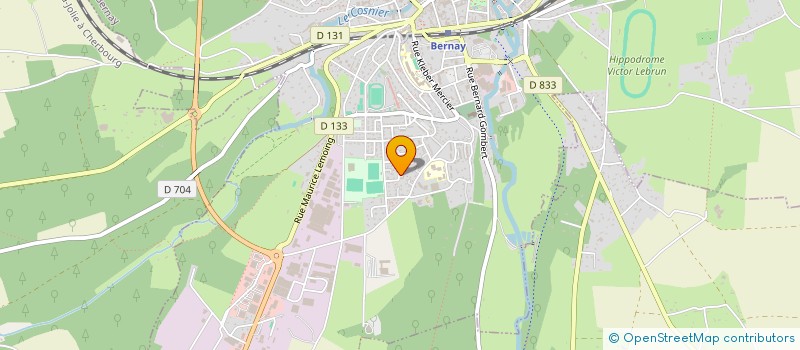 localisation de l'entreprise MONSIEUR PASCAL HUE  BERNAY