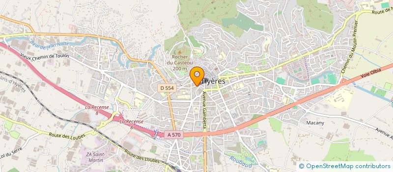 localisation de l'entreprise MONSIEUR PASCAL HUGNY à HYERES