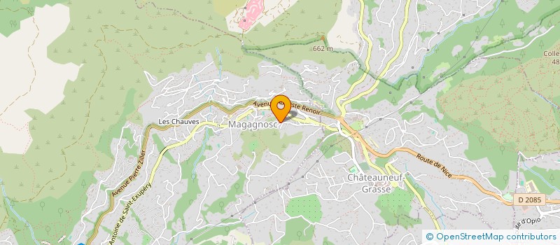 localisation de l'entreprise MONSIEUR PASCAL HUGON  GRASSE