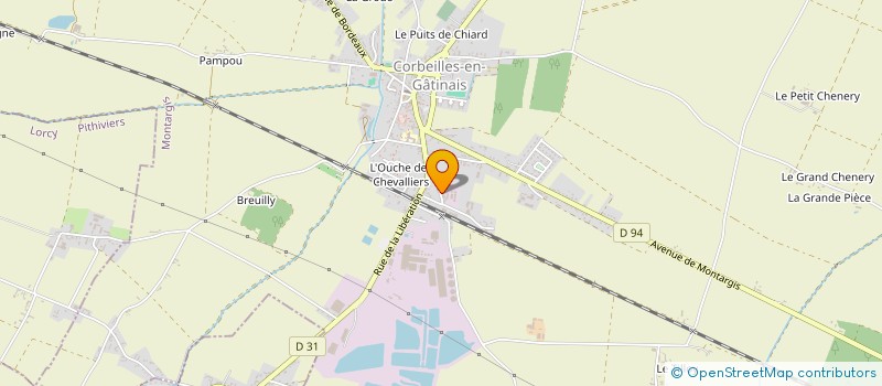 localisation de l'entreprise MONSIEUR PASCAL HUGOT à CORBEILLES