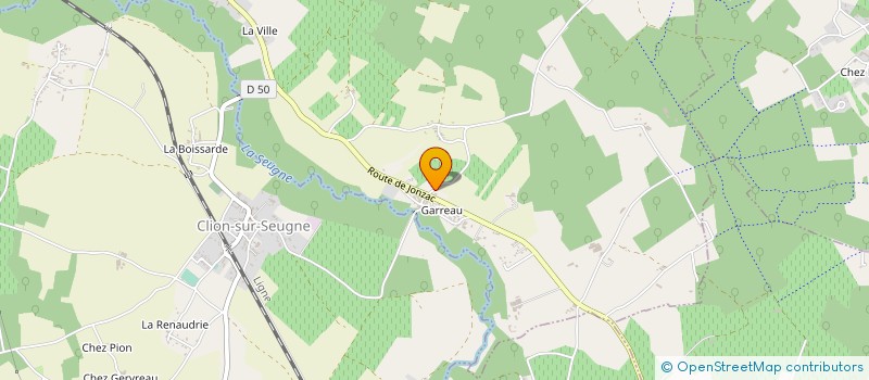 localisation de l'entreprise MONSIEUR PASCAL HUILLIN  SAINT-GEORGES-ANTIGNAC