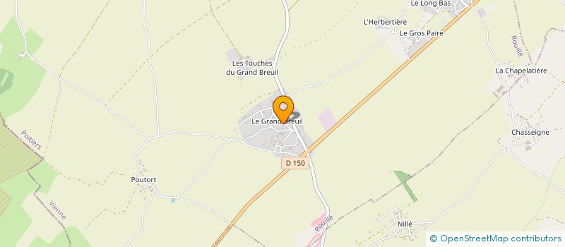 localisation de l'entreprise MONSIEUR PASCAL HULAIN  ROUILLE