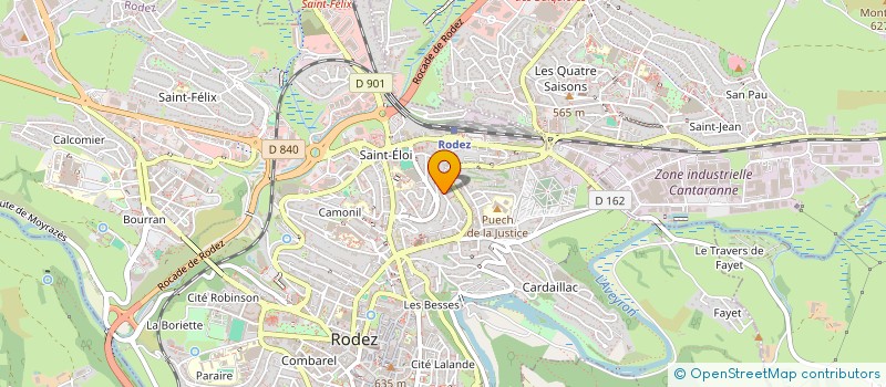 localisation de l'entreprise MONSIEUR PASCAL HUMBERT à RODEZ