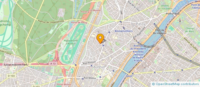 localisation de l'entreprise MONSIEUR PASCAL HUMEAU  PARIS