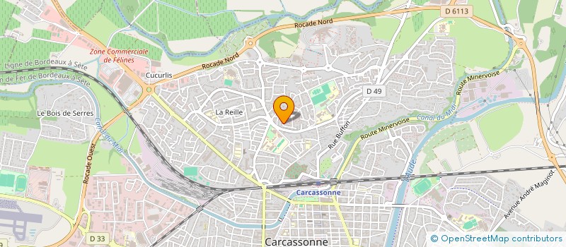 localisation de l'entreprise MONSIEUR PASCAL HUOT à CARCASSONNE