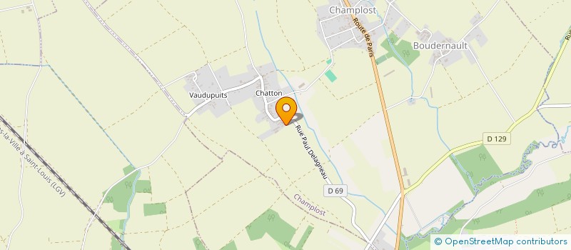 localisation de l'entreprise MONSIEUR PASCAL HUP  CHAMPLOST