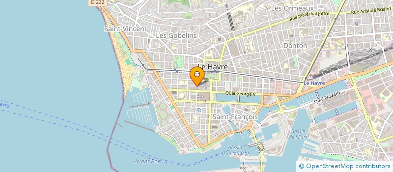 localisation de l'entreprise MONSIEUR PASCAL HURAY à LE HAVRE