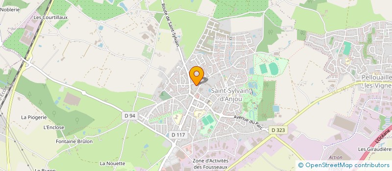 localisation de l'entreprise MONSIEUR PASCAL HURTAUD  VERRIERES-EN-ANJOU