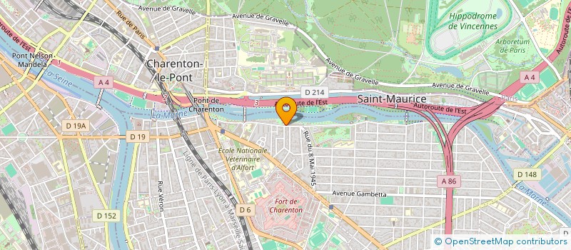 localisation de l'entreprise MONSIEUR PASCAL HUTIN à MAISONS-ALFORT