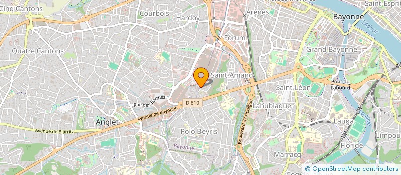 localisation de l'entreprise MONSIEUR PASCAL IDIEDER à BAYONNE