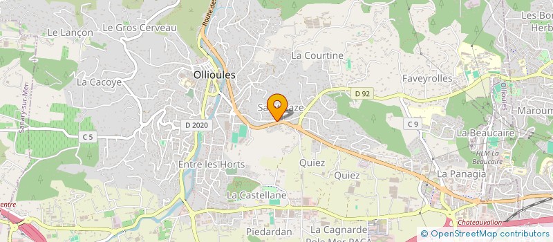 localisation de l'entreprise MONSIEUR PASCAL IMBERT à OLLIOULES
