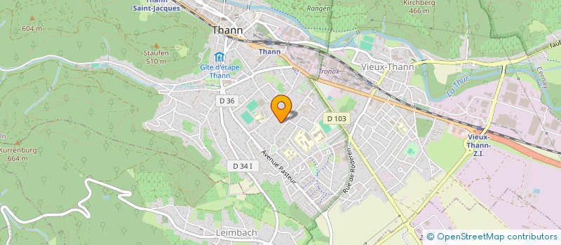 localisation de l'entreprise MONSIEUR PASCAL INCERTI  THANN