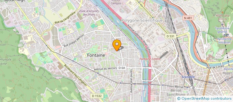 localisation de l'entreprise MONSIEUR PASCAL IODICE  FONTAINE
