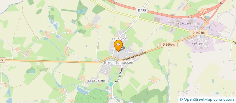 localisation de l'entreprise MONSIEUR PASCAL IOUX  BRESSUIRE