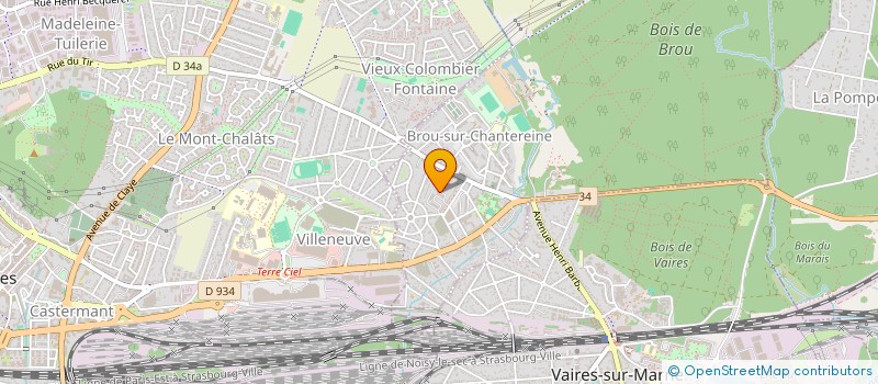 localisation de l'entreprise MONSIEUR PASCAL IPONGA  BROU-SUR-CHANTEREINE