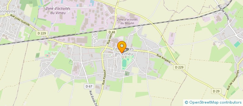 localisation de l'entreprise MONSIEUR PASCAL ISRAEL  FEUQUIERES-EN-VIMEU