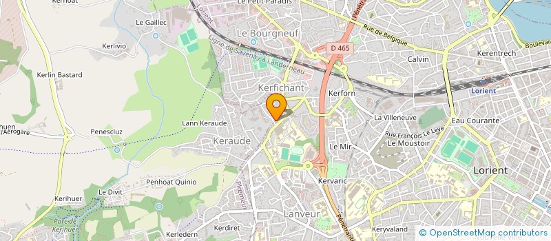 localisation de l'entreprise MONSIEUR PASCAL JAFFRE à PLOEMEUR