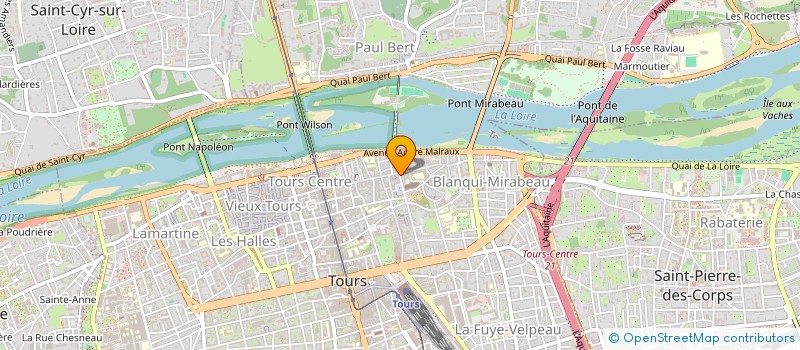 localisation de l'entreprise MONSIEUR PASCAL JAIS  TOURS