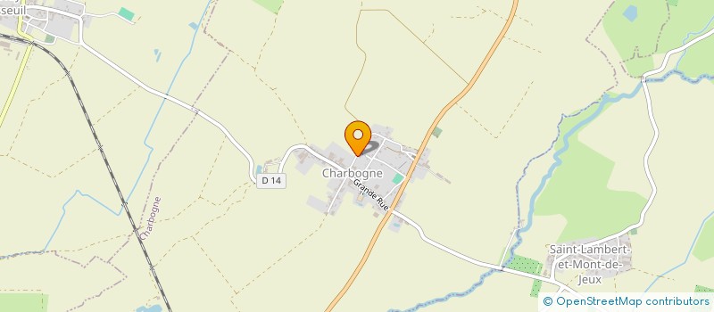 localisation de l'entreprise MONSIEUR PASCAL JAMES  CHARBOGNE