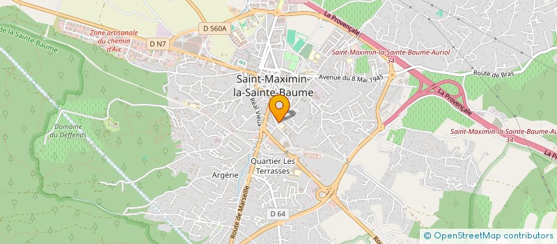 localisation de l'entreprise MONSIEUR PASCAL JANES à SAINT-MAXIMIN-LA-SAINTE-BAUME