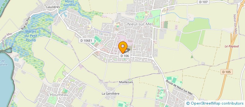 localisation de l'entreprise MONSIEUR PASCAL JARRY  NIEUL-SUR-MER