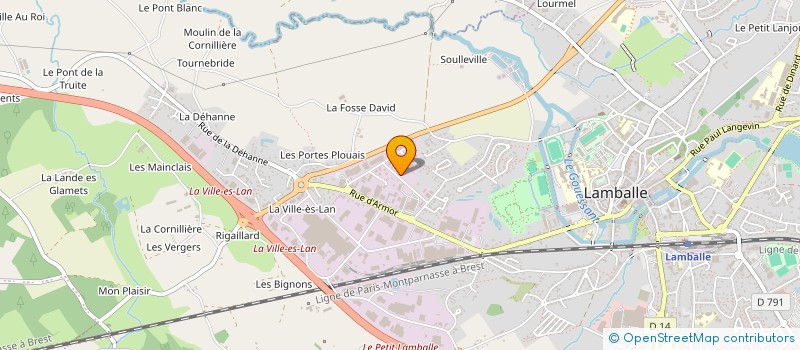 localisation de l'entreprise MONSIEUR PASCAL JAUNEAU à LANDEHEN