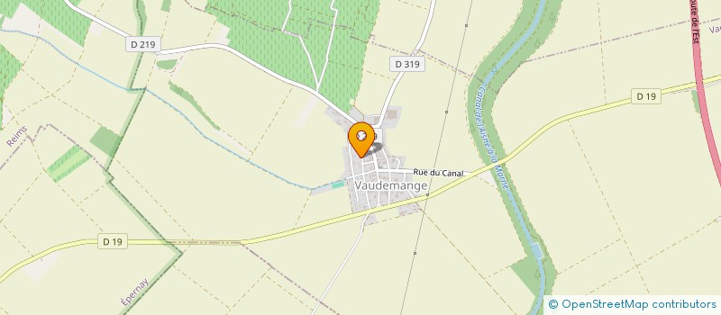 localisation de l'entreprise MONSIEUR PASCAL JEAN  VAUDEMANGE