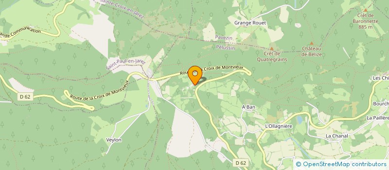 localisation de l'entreprise MONSIEUR PASCAL JEANNE  PELUSSIN