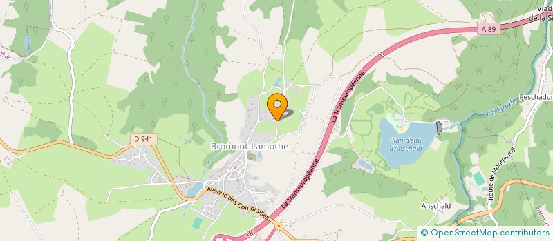 localisation de l'entreprise MONSIEUR PASCAL JEANNOT à BROMONT-LAMOTHE