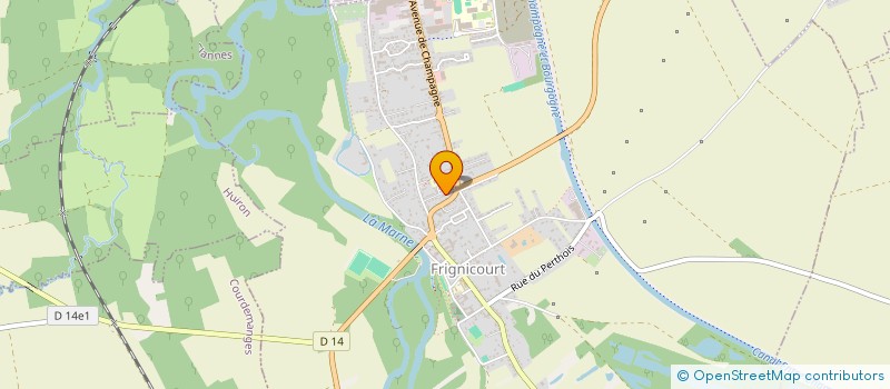 localisation de l'entreprise MONSIEUR PASCAL JEANNOT  FRIGNICOURT