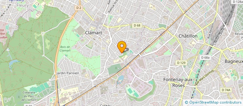 localisation de l'entreprise MONSIEUR PASCAL JEHANNO à CLAMART
