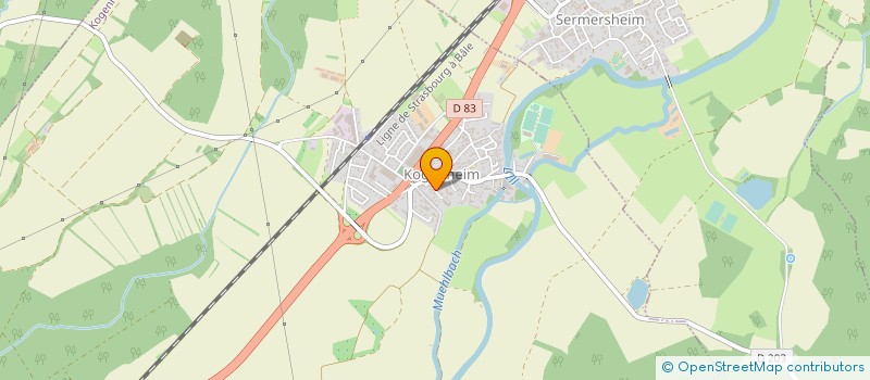 localisation de l'entreprise MONSIEUR PASCAL JEHL  KOGENHEIM