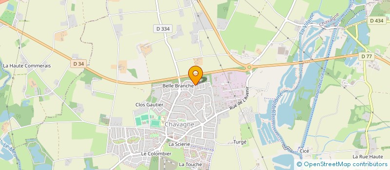 localisation de l'entreprise MONSIEUR PASCAL JOLLIVET  CHAVAGNE