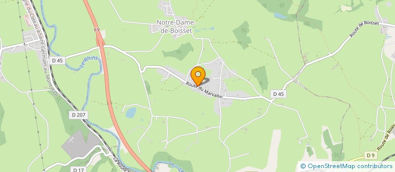 localisation de l'entreprise MONSIEUR PASCAL JOLY  NOTRE-DAME-DE-BOISSET