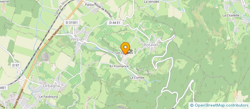 localisation de l'entreprise MONSIEUR PASCAL JOLY  ROTALIER