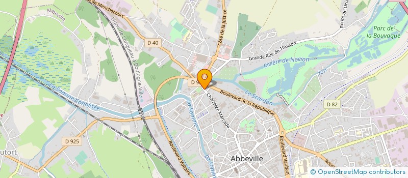 localisation de l'entreprise MONSIEUR PASCAL JOSSE à ABBEVILLE