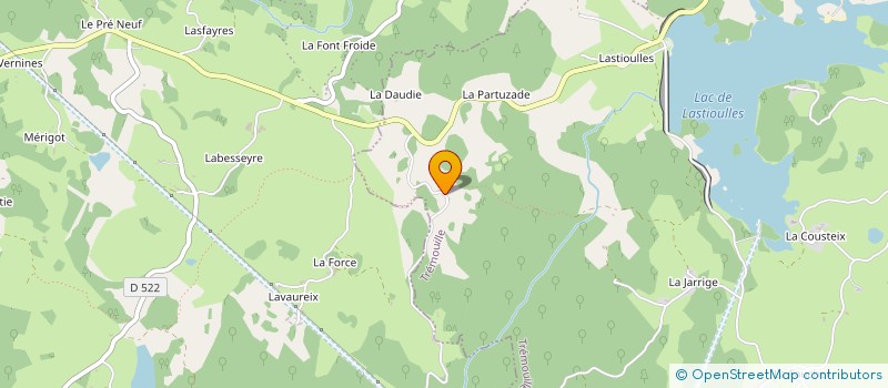 localisation de l'entreprise MONSIEUR PASCAL JOUD à TREMOUILLE