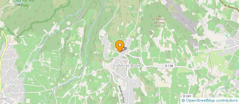 localisation de l'entreprise MONSIEUR PASCAL JOURDAIN  CRILLON-LE-BRAVE