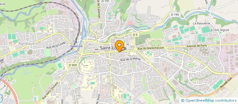 localisation de l'entreprise MONSIEUR PASCAL JUIN  SAINT-LO