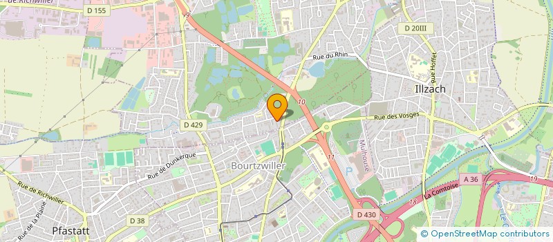 localisation de l'entreprise MONSIEUR PASCAL JULIANO  MULHOUSE