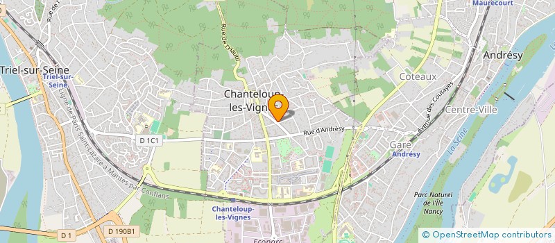 localisation de l'entreprise MONSIEUR PASCAL JULIEN-SAINT-AMAND à ANDRESY