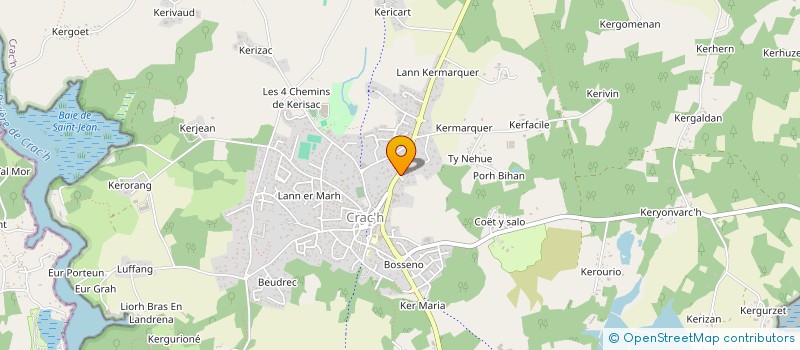 localisation de l'entreprise MONSIEUR PASCAL JUMEAU  CRACH