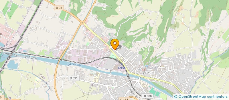 localisation de l'entreprise MONSIEUR PASCAL JUNIQUE  CREST