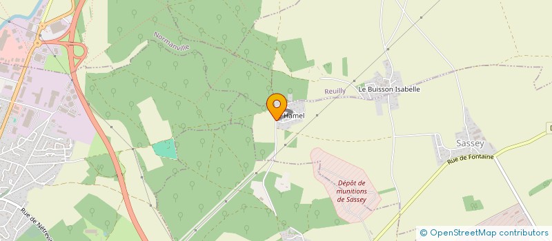 localisation de l'entreprise MONSIEUR PASCAL JUPILLE  SASSEY