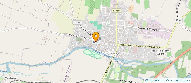 localisation de l'entreprise MONSIEUR PASCAL JURGENS à JARNAC
