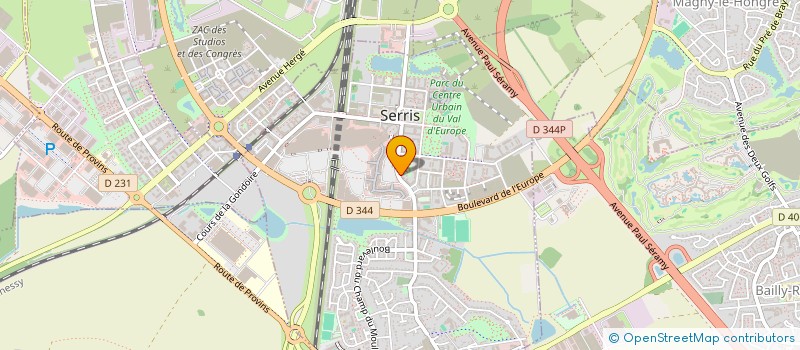 localisation de l'entreprise MONSIEUR PASCAL KATSHOKA  SERRIS