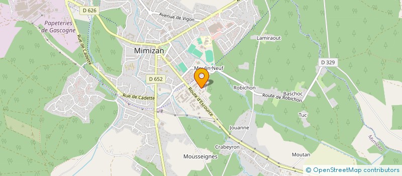 localisation de l'entreprise MONSIEUR PASCAL KAUFMANN  MIMIZAN