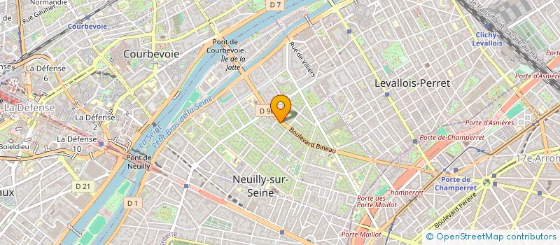 localisation de l'entreprise MONSIEUR PASCAL KAVARIAN à NEUILLY-SUR-SEINE